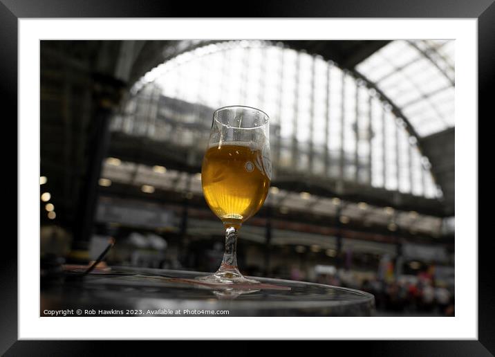 Great British Beer  Framed Mounted Print by Rob Hawkins