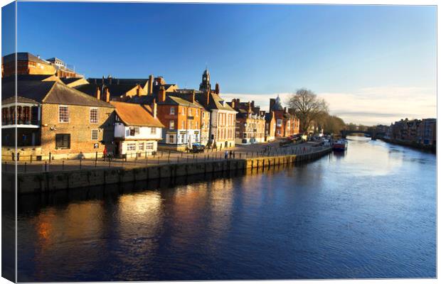 River Ouse York Canvas Print by Alison Chambers