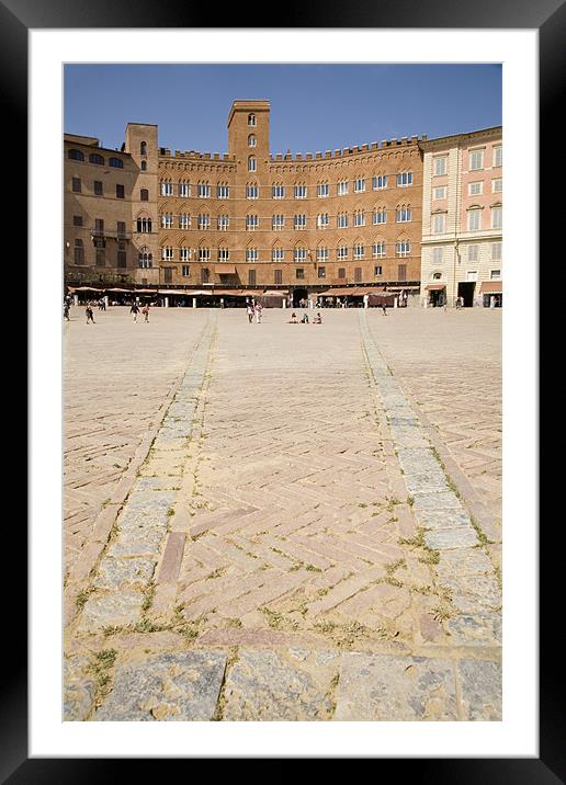 Siena Framed Mounted Print by Ian Middleton