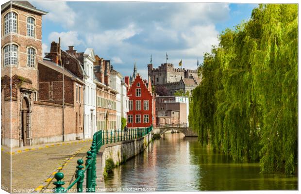 In Ghent Canvas Print by Slawek Staszczuk