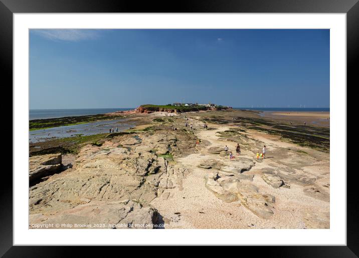 Hilbre Island Framed Mounted Print by Philip Brookes