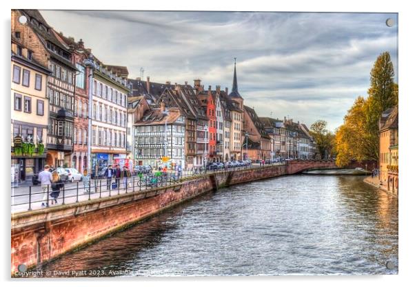  Strasbourg City View Acrylic by David Pyatt