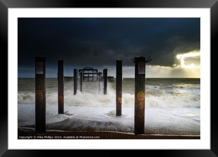 Breakout Framed Mounted Print by Mike Phillips