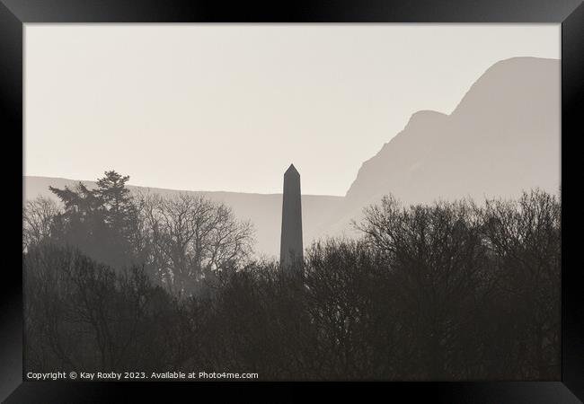 Killearn - Buchanan Monument Framed Print by Kay Roxby