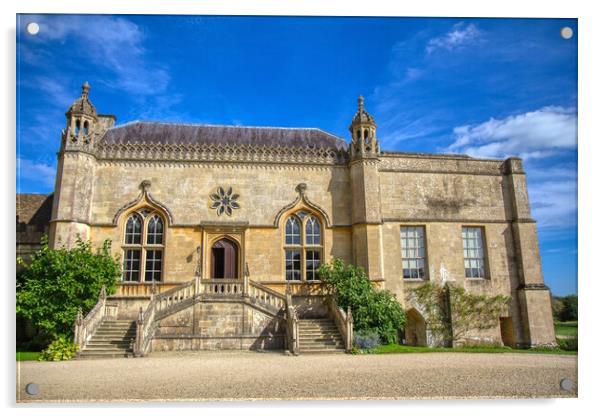 The Ancient Beauty of LaCock Abbey Acrylic by Helkoryo Photography