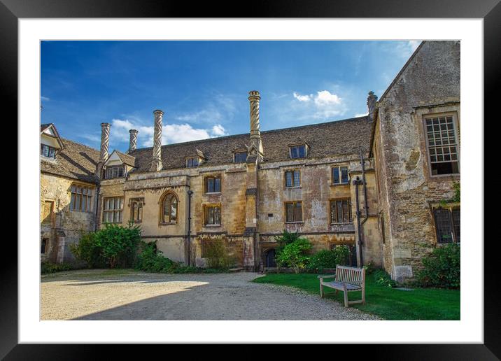 LaCock Abbey A Window to the Past Framed Mounted Print by Helkoryo Photography