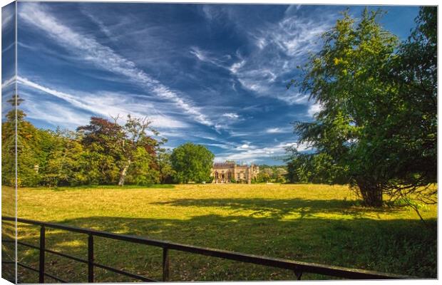 Captivating LaCock Abbey Canvas Print by Helkoryo Photography
