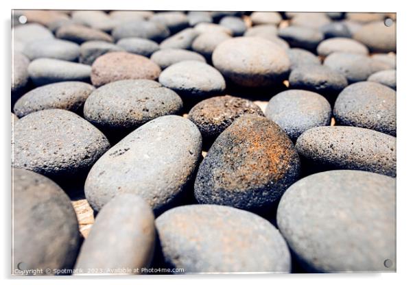 Bali Spa stones a Balinese massage wellness therapy Acrylic by Spotmatik 