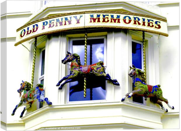 Old Penny Memories. Canvas Print by john hill