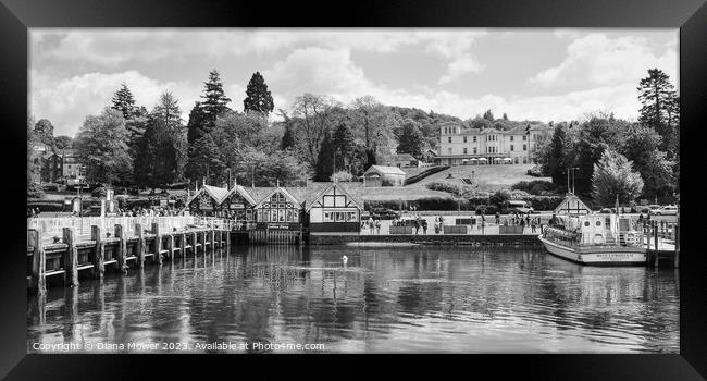  Bowness on Windermere Cumbria   Framed Print by Diana Mower