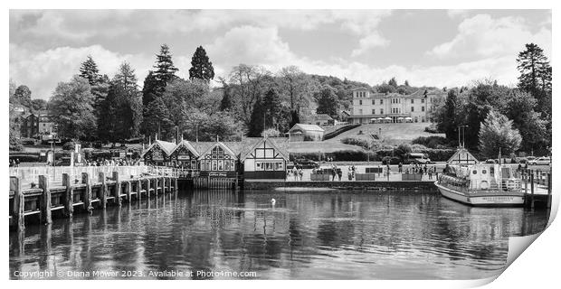  Bowness on Windermere Cumbria   Print by Diana Mower
