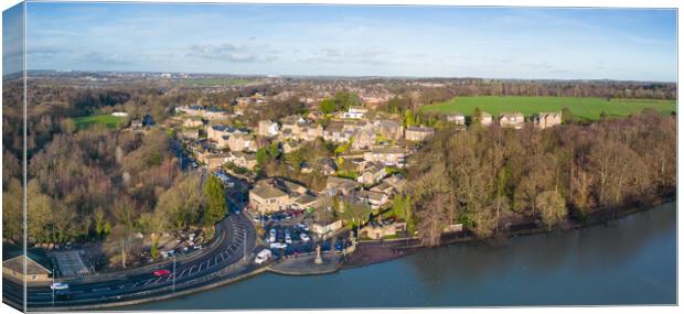Newmillerdam Canvas Print by Apollo Aerial Photography