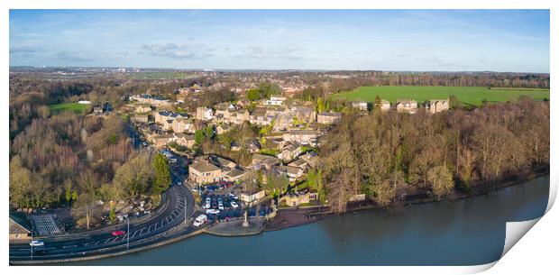Newmillerdam Print by Apollo Aerial Photography