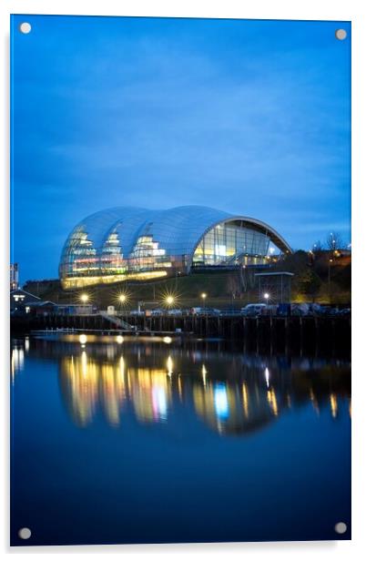 Sage Gateshead, Tyne and Wear Acrylic by Rob Cole