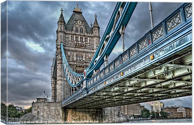 Tower Bridge London Canvas Print by Alice Gosling