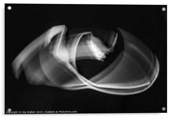 Calla lily abstract image Acrylic by Joy Walker