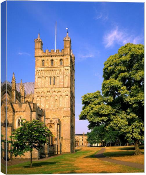 Exeter Cathedral  Canvas Print by Darren Galpin