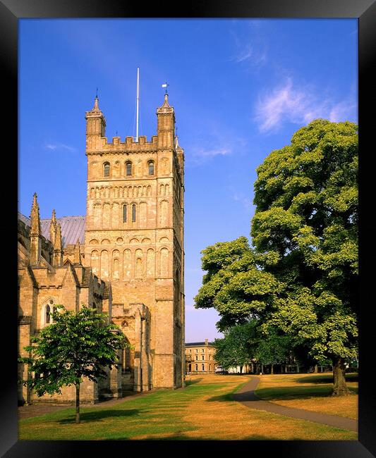 Exeter Cathedral  Framed Print by Darren Galpin