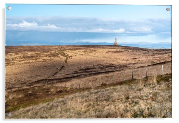 Darwen Tower  Acrylic by Gary Kenyon