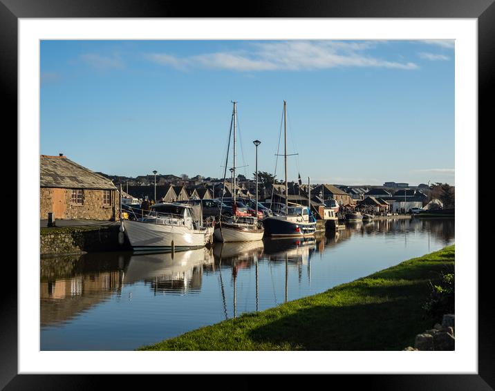 Bude Canal in Cornwall Framed Mounted Print by Tony Twyman