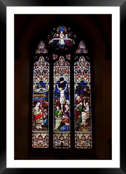 I am the Resurrection and the Life Framed Mounted Print by Glen Allen
