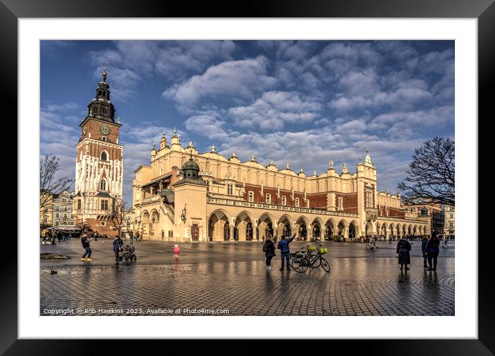 Krakow Cloth Hall  Framed Mounted Print by Rob Hawkins