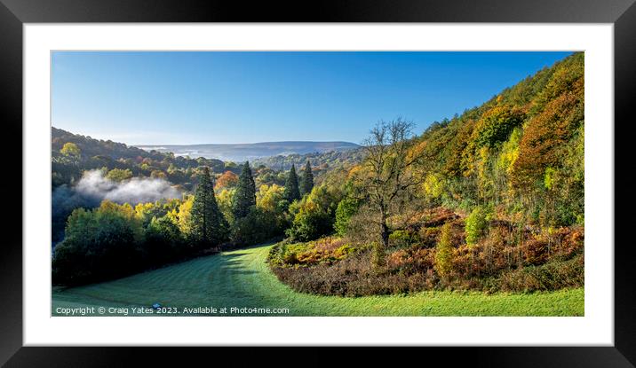 Peak District Morning Light Framed Mounted Print by Craig Yates