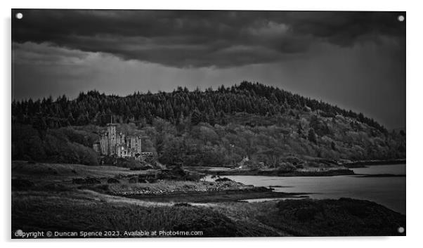 Dunvegan Castle Acrylic by Duncan Spence