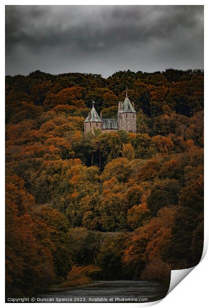 Castell Coch Print by Duncan Spence