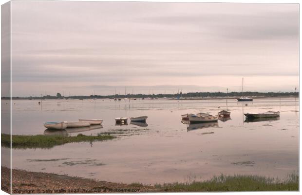Chichester Harbour Emsworth Canvas Print by Sally Wallis