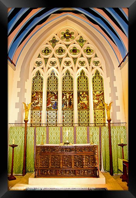 St John the Evangalist Lemsford Herts Framed Print by Chris Thaxter