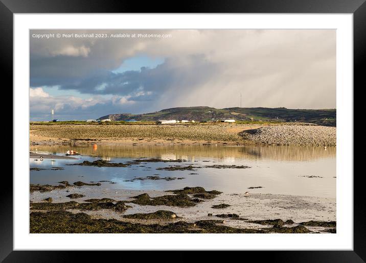 The Tide Creeps in to Red Wharf Bay Anglesey Framed Mounted Print by Pearl Bucknall