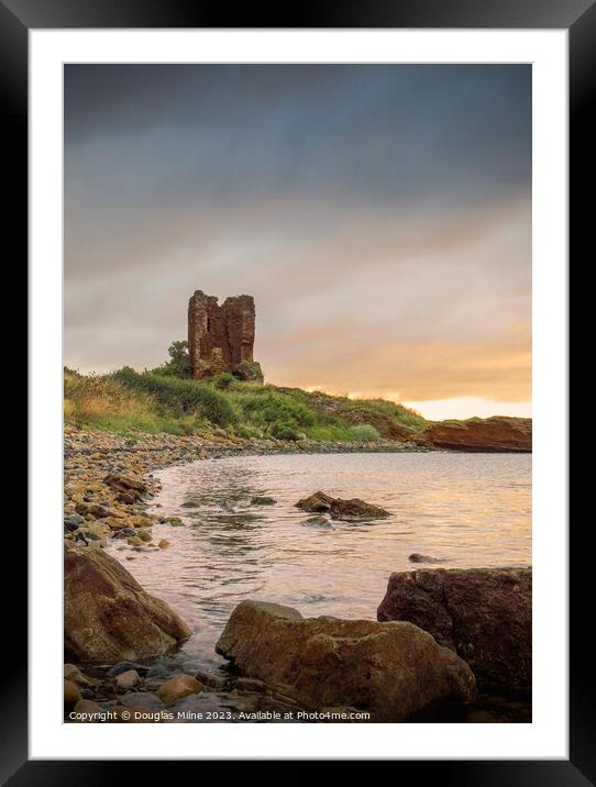 Seafield Tower, Kirkcaldy Framed Mounted Print by Douglas Milne
