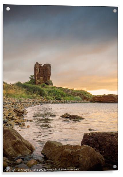 Seafield Tower, Kirkcaldy Acrylic by Douglas Milne