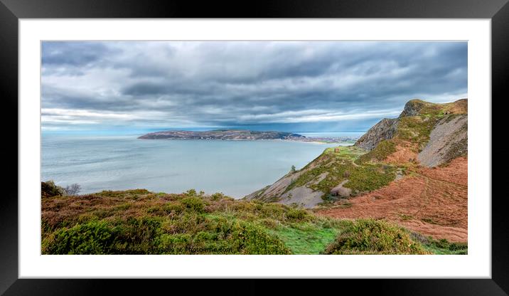 The Great Orme Llandudno  Framed Mounted Print by Rick Lindley