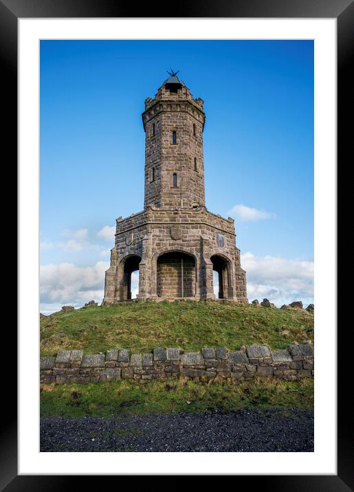 Darwen Tower Framed Mounted Print by Gary Kenyon