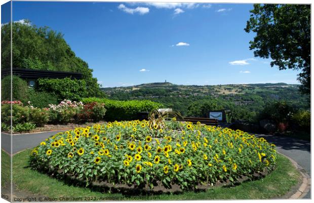 Huddersfield Beaumont Park Canvas Print by Alison Chambers