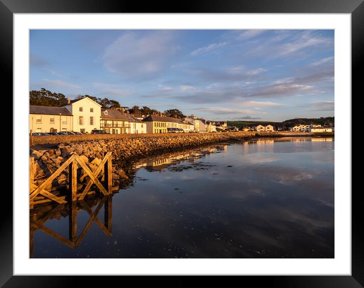 Instow village at sunset Framed Mounted Print by Tony Twyman
