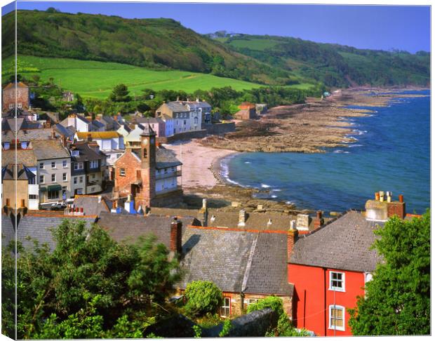 Cawsand and Kingsand, Cornwall Canvas Print by Darren Galpin