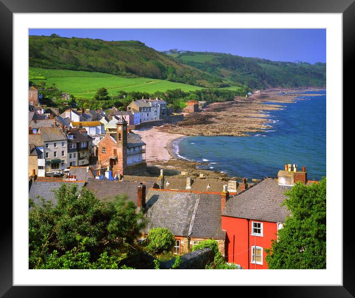 Cawsand and Kingsand, Cornwall Framed Mounted Print by Darren Galpin