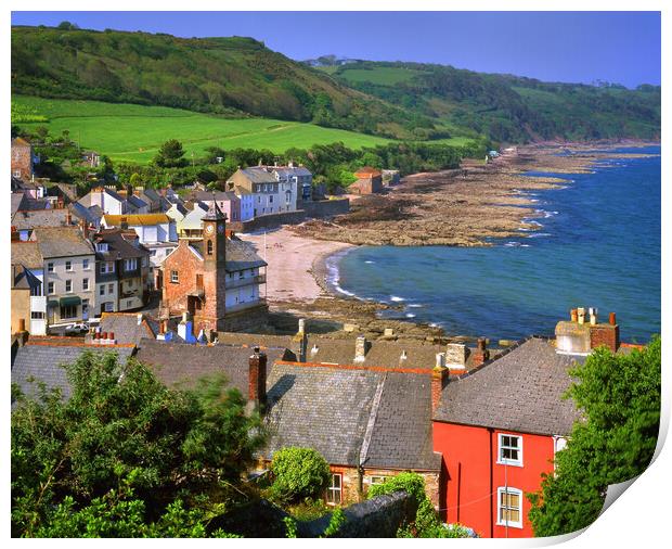Cawsand and Kingsand, Cornwall Print by Darren Galpin