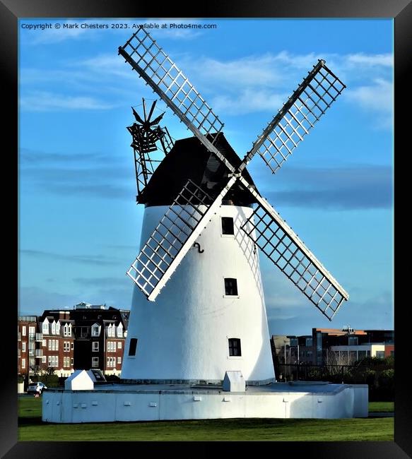Lytham St Annes windmill 2 Framed Print by Mark Chesters