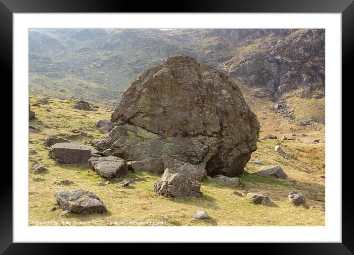 The Pudding Stone Framed Mounted Print by Philip Brookes