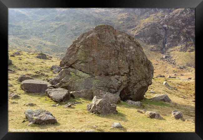 The Pudding Stone Framed Print by Philip Brookes