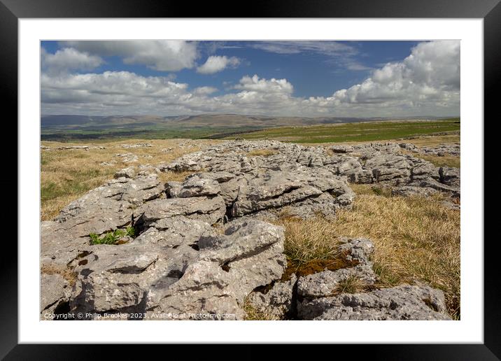 Great Asby Scar  Framed Mounted Print by Philip Brookes