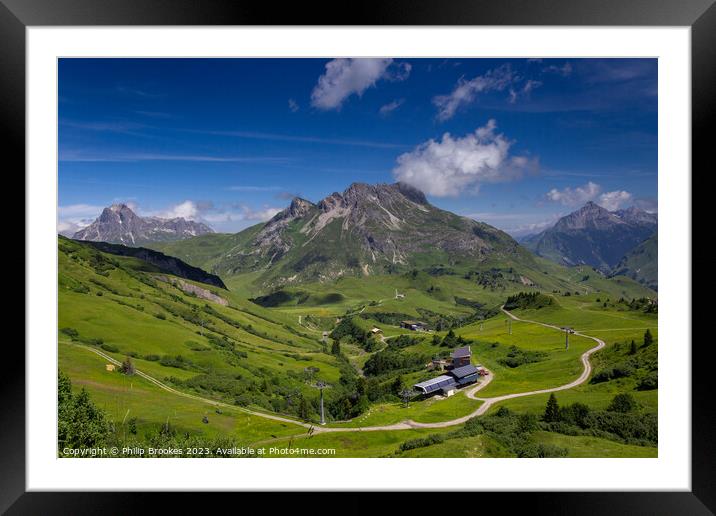 Karhorn Mountain, Austria Framed Mounted Print by Philip Brookes