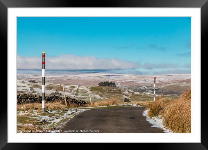 Across to Kirkcarrion from Harker Hill  Framed Mounted Print by Richard Laidler