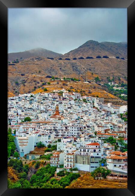 Serene Town of Competa Framed Print by Andy Evans Photos