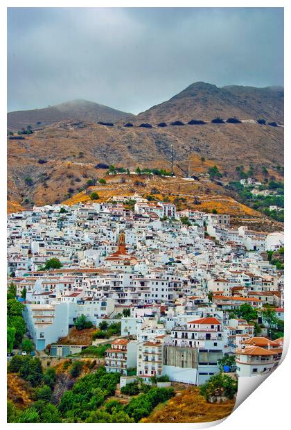 Serene Town of Competa Print by Andy Evans Photos
