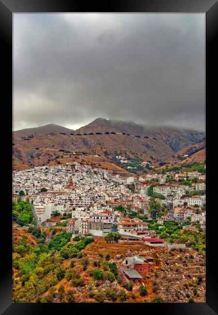 Competa Costa Del Sol Andalucia Spain Framed Print by Andy Evans Photos